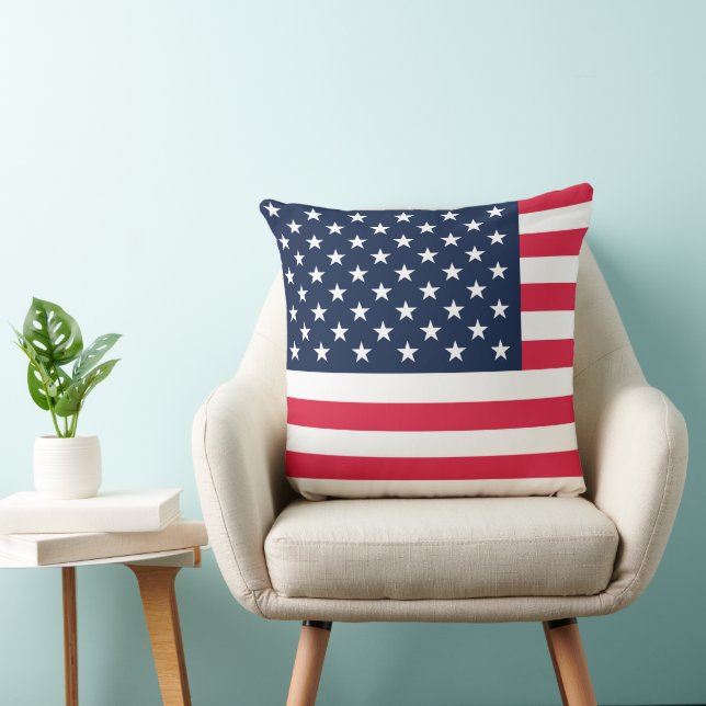 Coussin Drapeau américain 50 étoiles : Old Glory Stars and (Chaise)