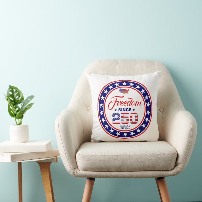 Coussin Drapeau américain du 4 juillet pour le 250e annive (Chaise)