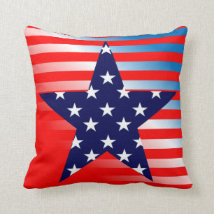 Coussin Drapeau américain moderne