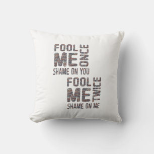 Coussin Drapeau américain noir et blanc Vintage rétro