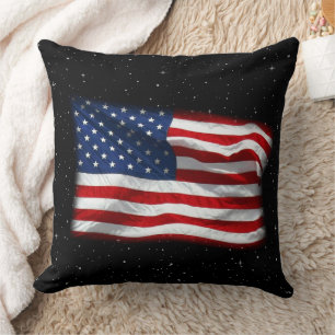 Coussin Drapeau américain patriotique États-Unis