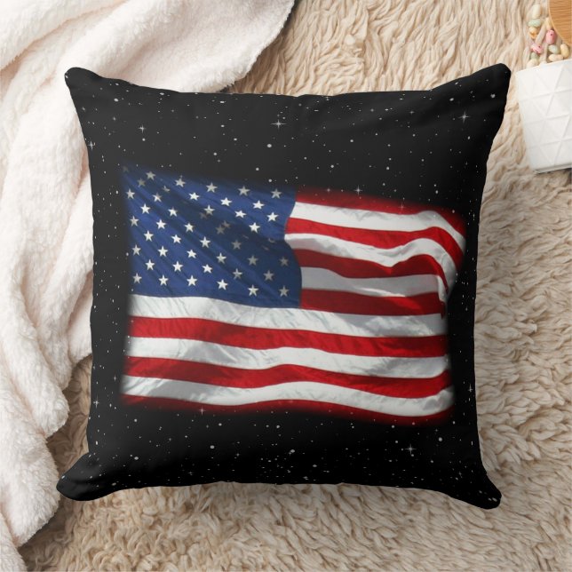 Coussin Drapeau américain patriotique États-Unis (Couverture)