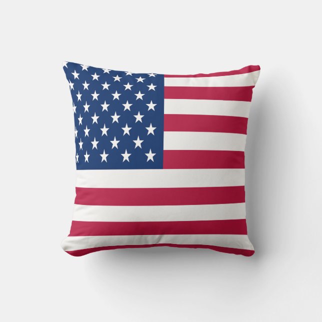 Coussin Drapeau Amérique (Recto)
