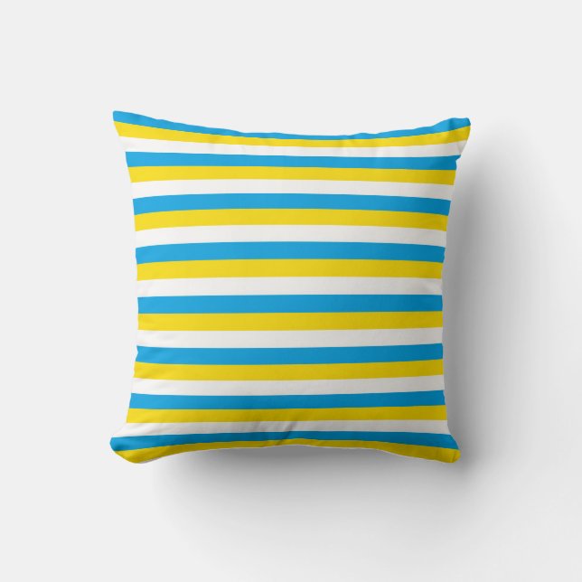 Coussin drapeau argentine rayures pays symbole bleu blanc  (Recto)