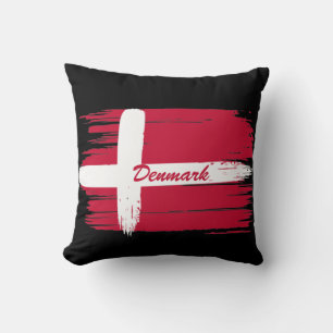 Coussin Drapeau artistique de Bruxelles Danemark
