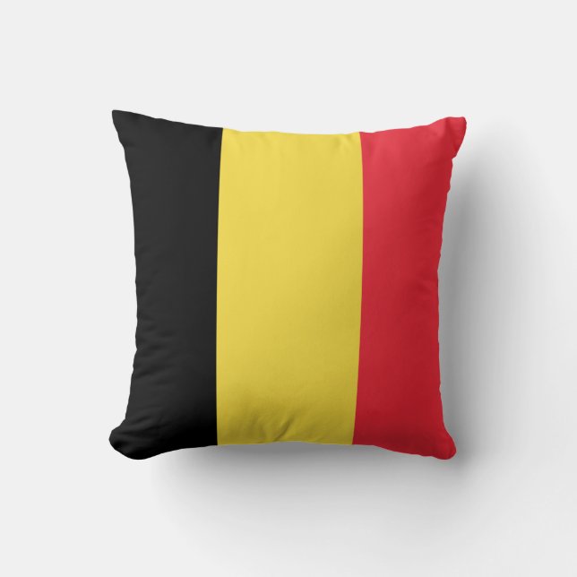 Coussin Drapeau belge (Recto)