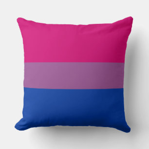Coussin Drapeau bisexuel