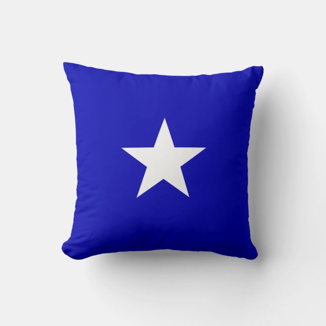 Coussin Drapeau bleu Bonnie (Recto)