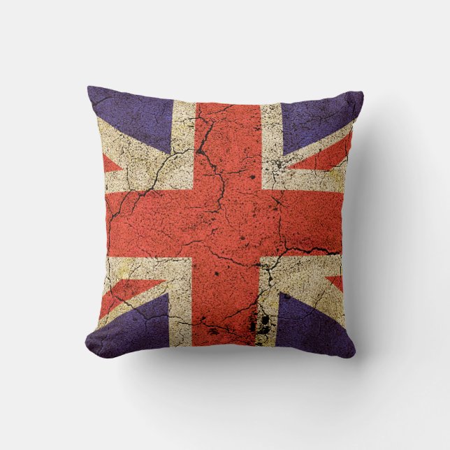 Coussin Drapeau BRITANNIQUE sale (Union Jack) (Recto)