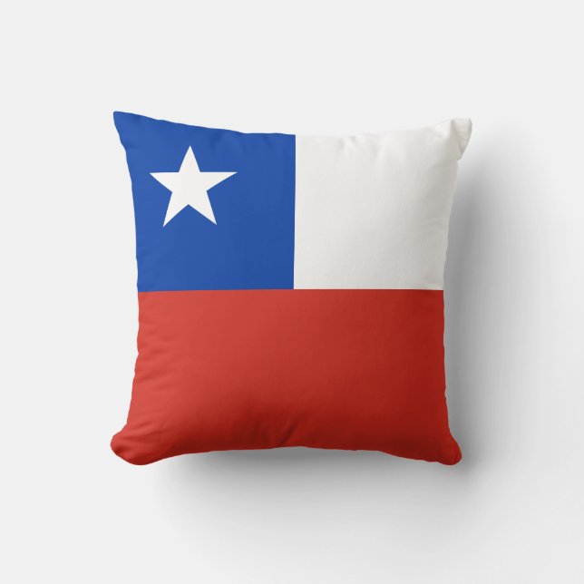 Coussin Drapeau chilien (Recto)