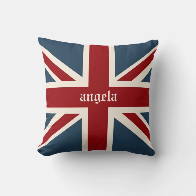 Coussin Drapeau classique d'Union Jack (Recto)
