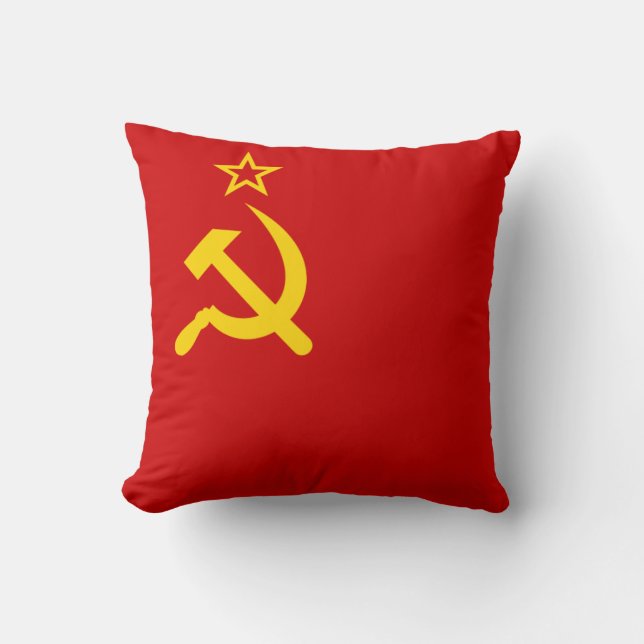 Coussin Drapeau communiste URSS de la Russie (Recto)