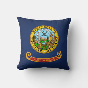 Coussin Drapeau cool De L'État De L'Idaho
