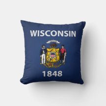 Drapeau cool De L'État Du Wisconsin
