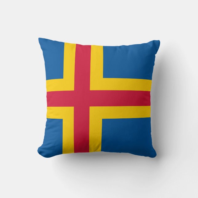 Coussin Drapeau d'Åland (Recto)