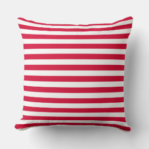 Coussin drapeau Danemark rayures pays couleur motif rouge