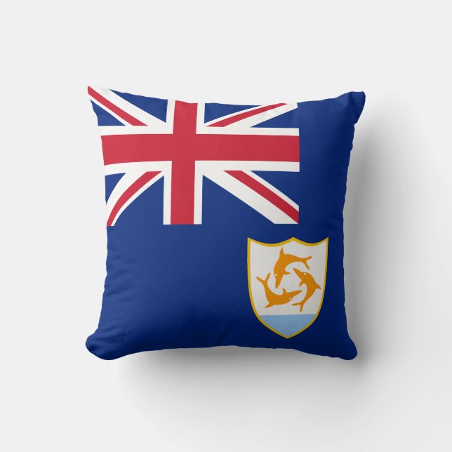 Coussin Drapeau d'Anguilla (Recto)