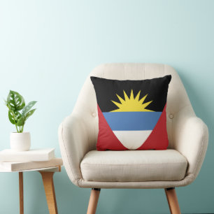 Coussin Drapeau d'Antigua-et-Barbuda