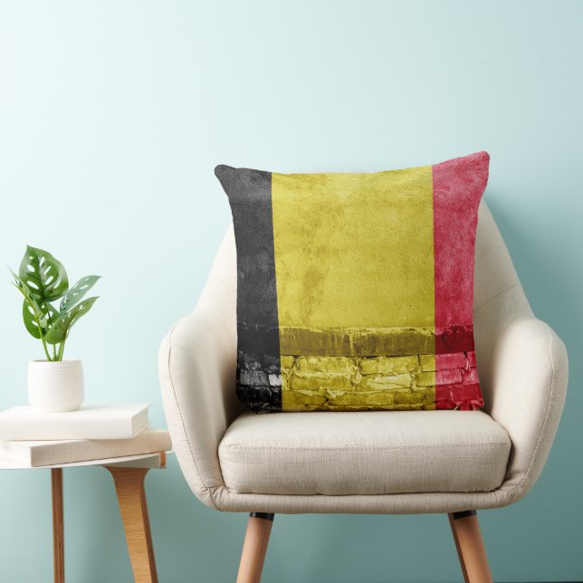 Coussin Drapeau de Belgique (Chaise)