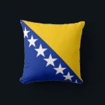 Coussin Drapeau de Bosnie-Herzégovine<br><div class="desc">Drapeau de Bosnie-Herzégovine</div>