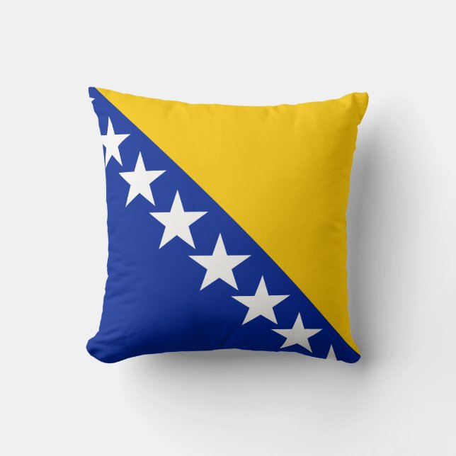 Coussin Drapeau de Bosnie-Herzégovine (Recto)