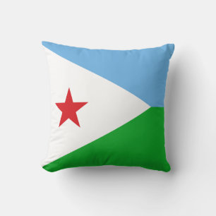 Coussin Drapeau de Djibouti