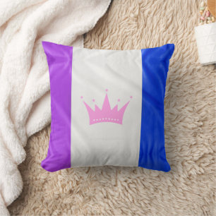Coussin Drapeau de fierté de la culture drag de SlipperyJo