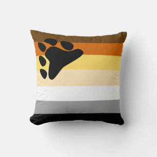 Coussin Drapeau de fierté des Ours