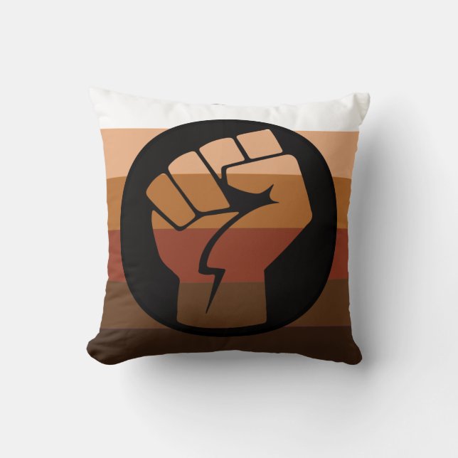 Coussin Drapeau de fierté POC (Recto)