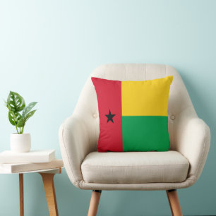 Coussin Drapeau de Guinée-Bissau