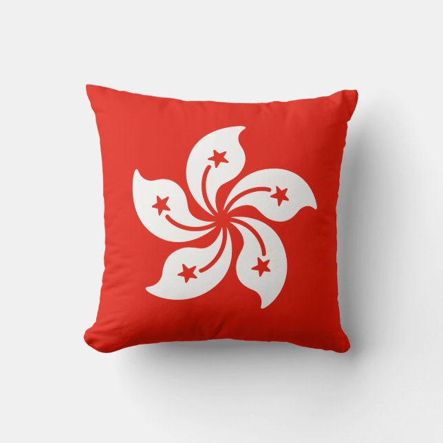 Coussin Drapeau de Hong Kong (Recto)