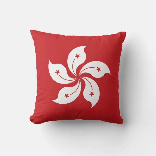 Coussin Drapeau de Hong Kong (Recto)