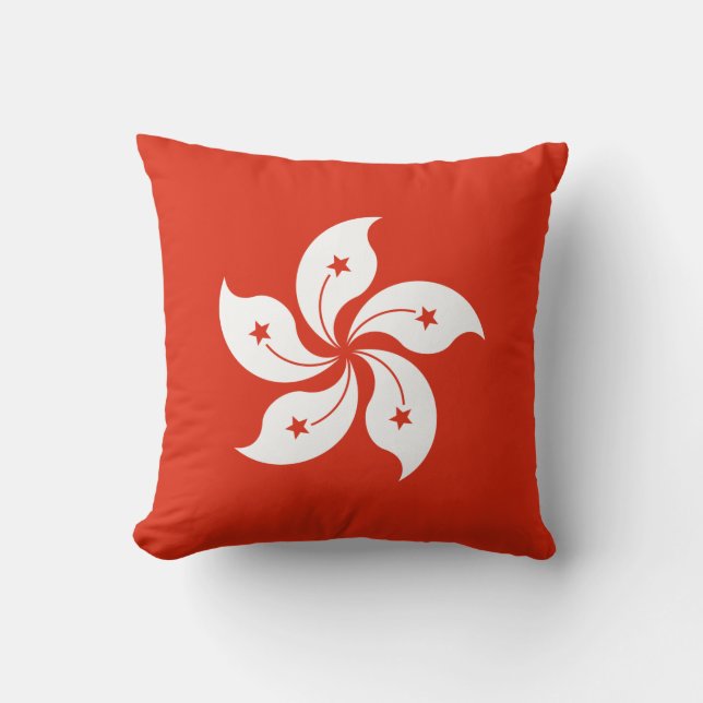 Coussin Drapeau de Hong Kong (Recto)