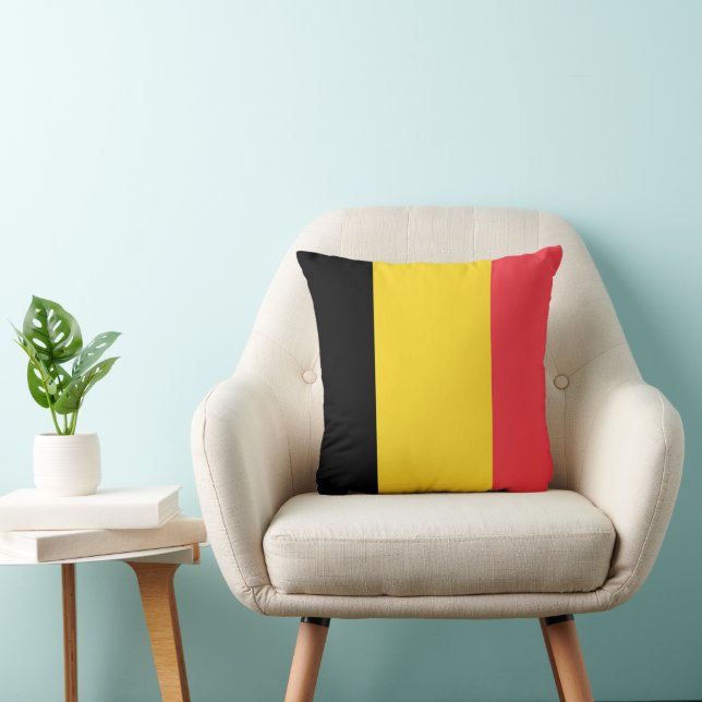 Coussin Drapeau de la Belgique (Chaise)