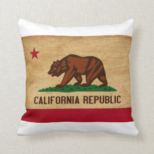 Coussin Drapeau de la Californie