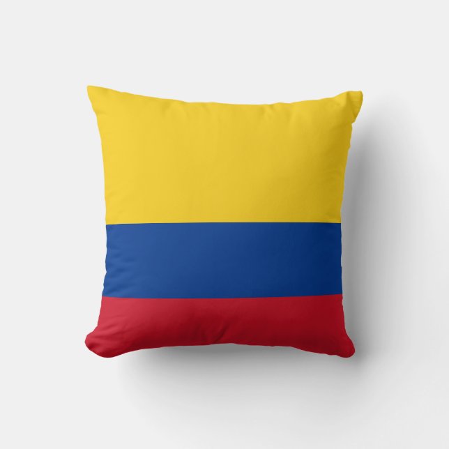 Coussin Drapeau de la Colombie (Recto)