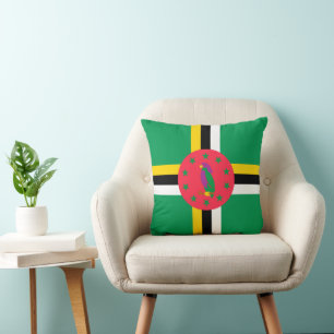 Coussin Drapeau de la Dominique