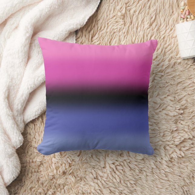 Coussin Drapeau de la fierté omnisexuelle à dégradé – Drap (Couverture)