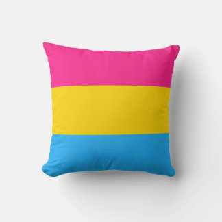 Coussin Drapeau de la fierté Pansexual