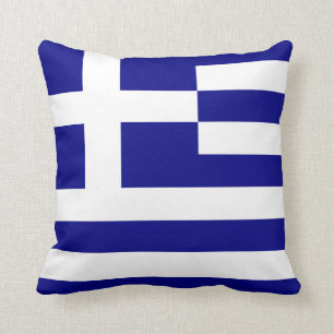 Coussin drapeau de la Grèce