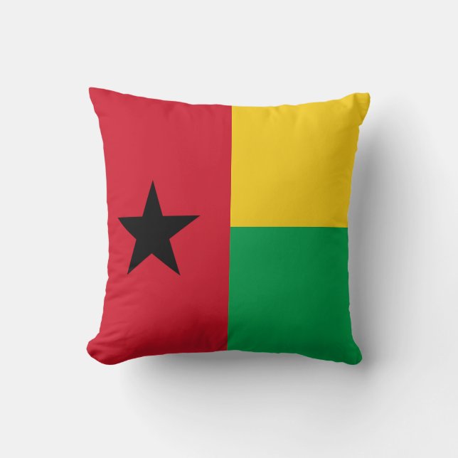 Coussin Drapeau de la Guinée Bissau (Recto)