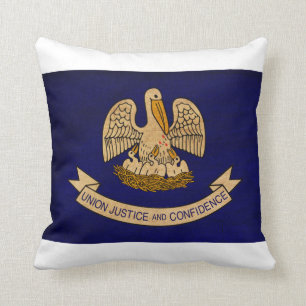 Coussin Drapeau de la Louisiane