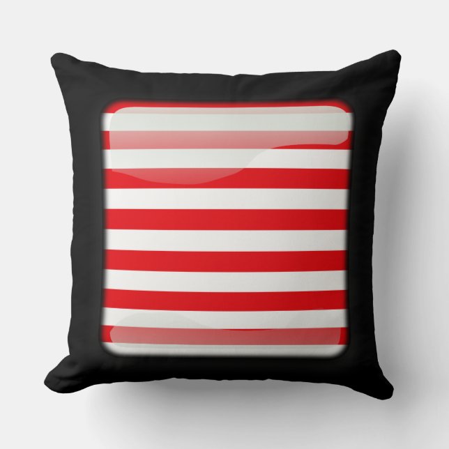 Coussin Drapeau de la Malaisie (Recto)