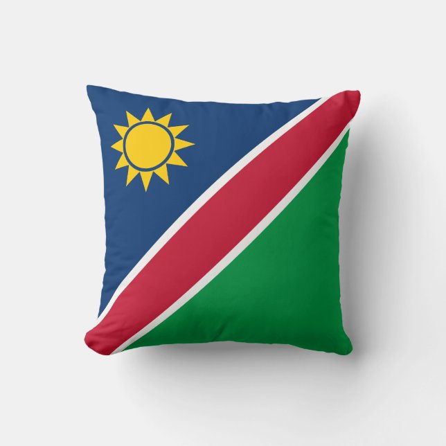 Coussin Drapeau de la Namibie (Recto)