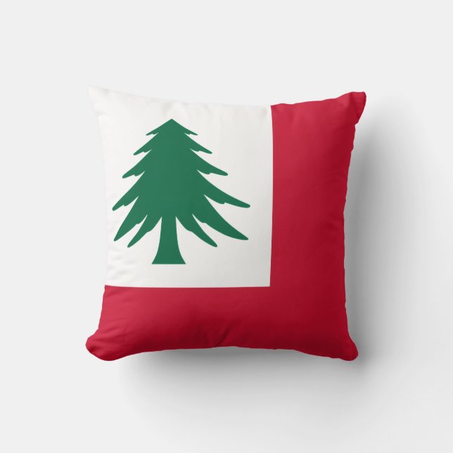 Coussin Drapeau de la Nouvelle-Angleterre (pin seulement)  (Recto)