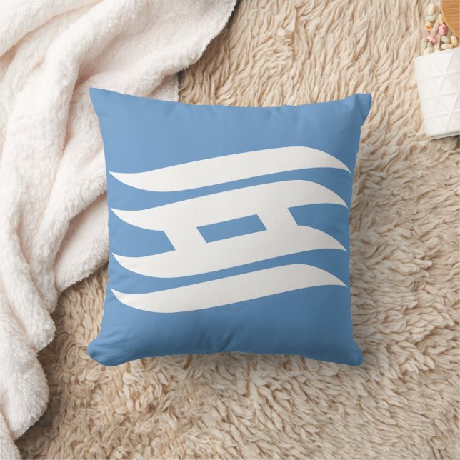 Coussin Drapeau de la préfecture de Hyogo, Japon (Couverture)