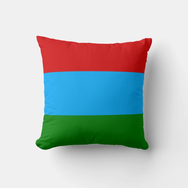 Coussin Drapeau de la République de Carélie (Recto)