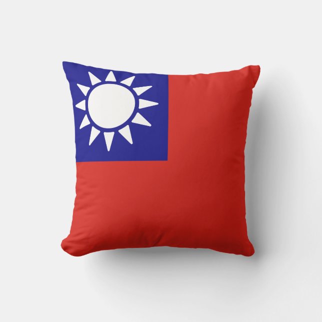 Coussin Drapeau de la République de Chine (Recto)