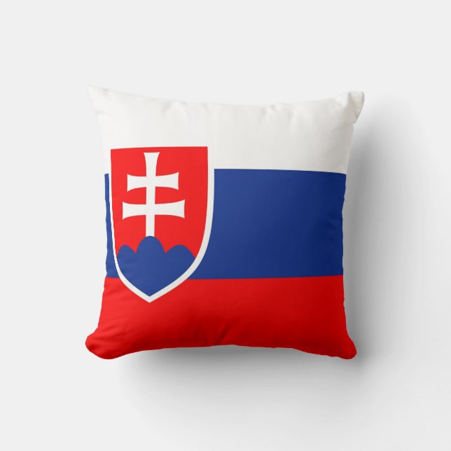 Coussin Drapeau de la Slovaquie (Recto)