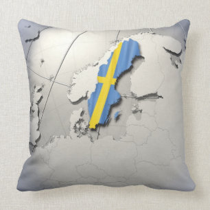 Coussin Drapeau de la Suède
